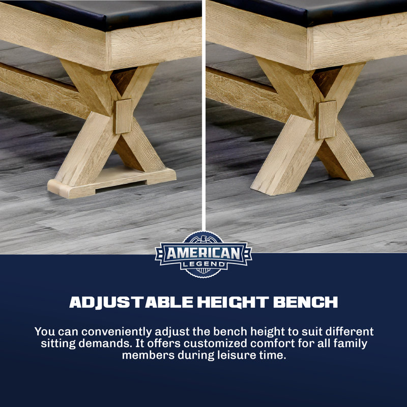 American Legend Westbrook Table Storage Benches