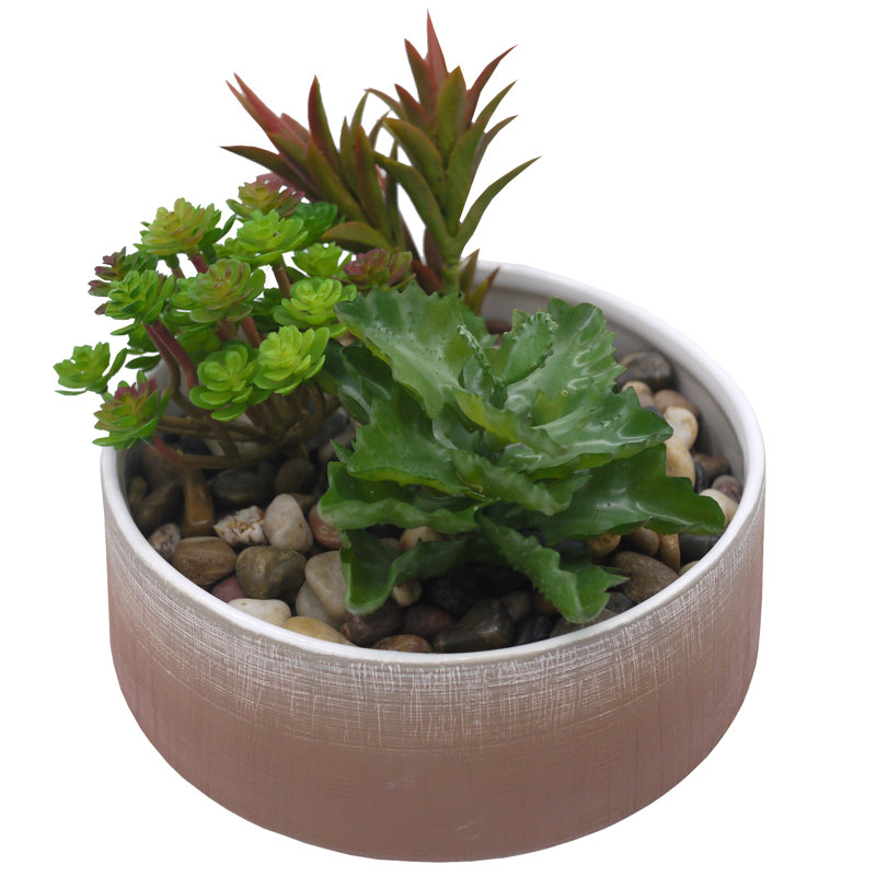 Tivoli Ceramic Pot Planter, Light Brown