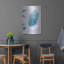 Winston Porter «Indigo Haze No. 2» par Louis Duncan-He, art mural en métal, MTL-14092-1280502542