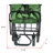 Folding Wagon Garden Shopping Beach Cart-110115562