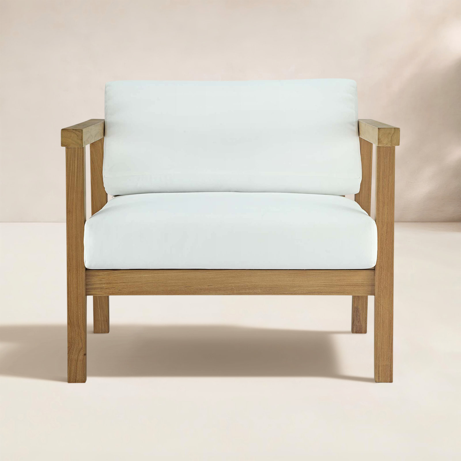 Bayport Outdoor Patio Teak Armchair