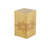 Cole And Grey Wood Square Cube Accent Table With Wood Grain Patterns