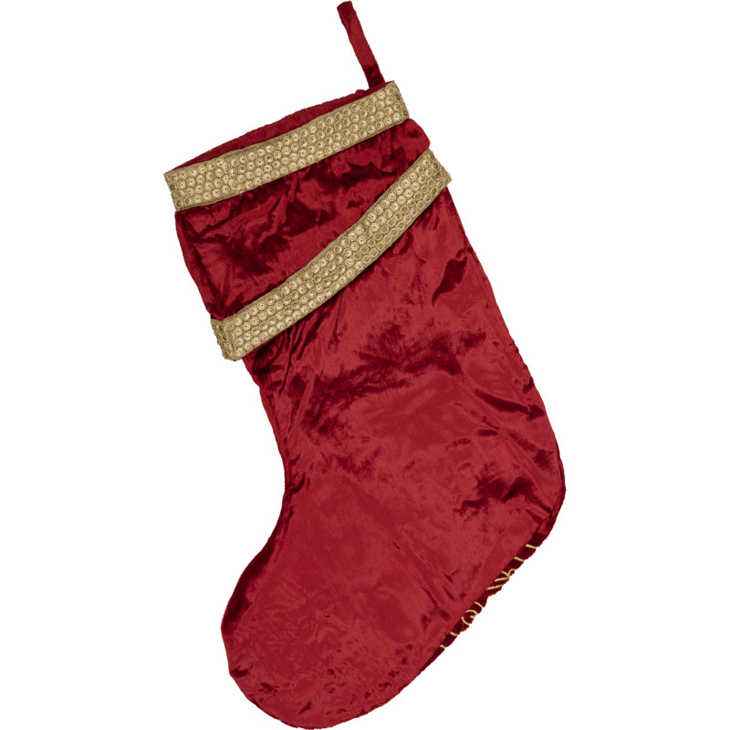Festive Finds Stocking, 11" H x 15" W