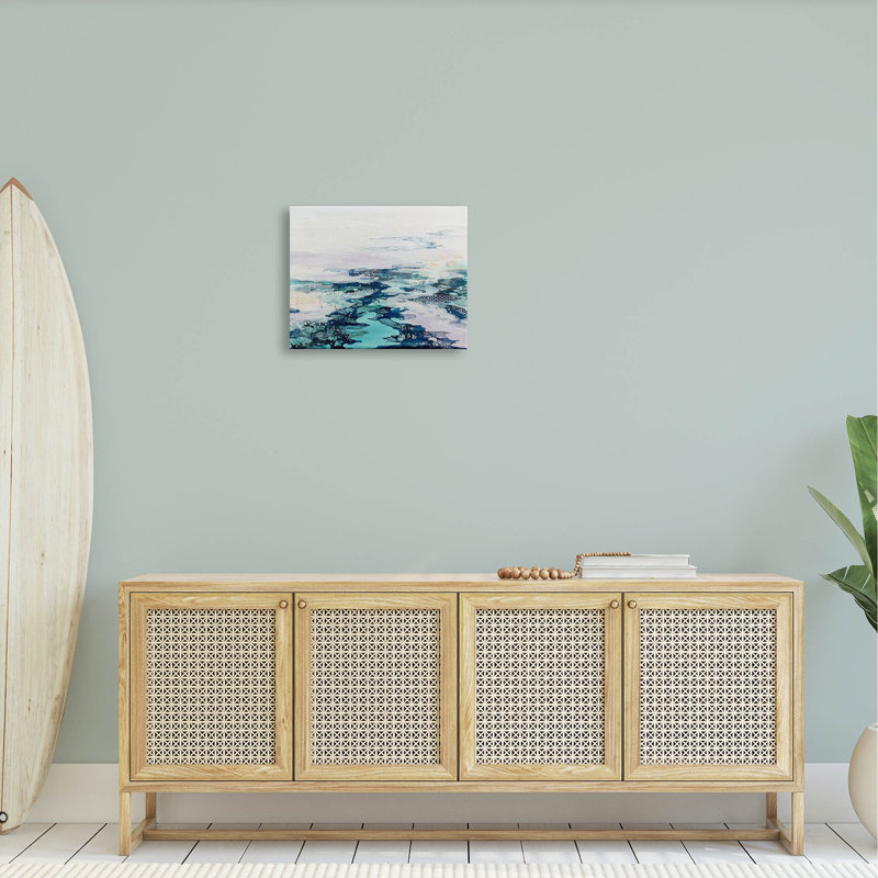"Abstract Ocean Water Composition" par Stacy Gresell, H 16 po x l 20 po x P 1,5 po