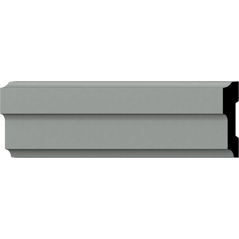 Milton Primed Geometric Chair Rail Moulding
