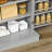 Cabinet 41" Kitchen Pantry Storage, Freestanding Kitchen Cabinet With 12-Door Shelves, Double Doors, 5-Tier Shelving And Adjustable Shelves, Paper Gray-966035600