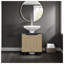 Armoire de rangement sous le lavabo avec portes doubles et tablettes réglables Jerome
