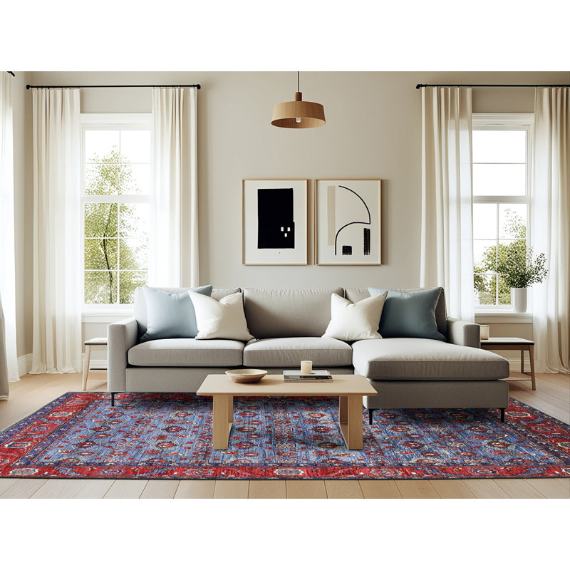 Fresco Oriental Indoor Rug, Rectangle 6' x 9'