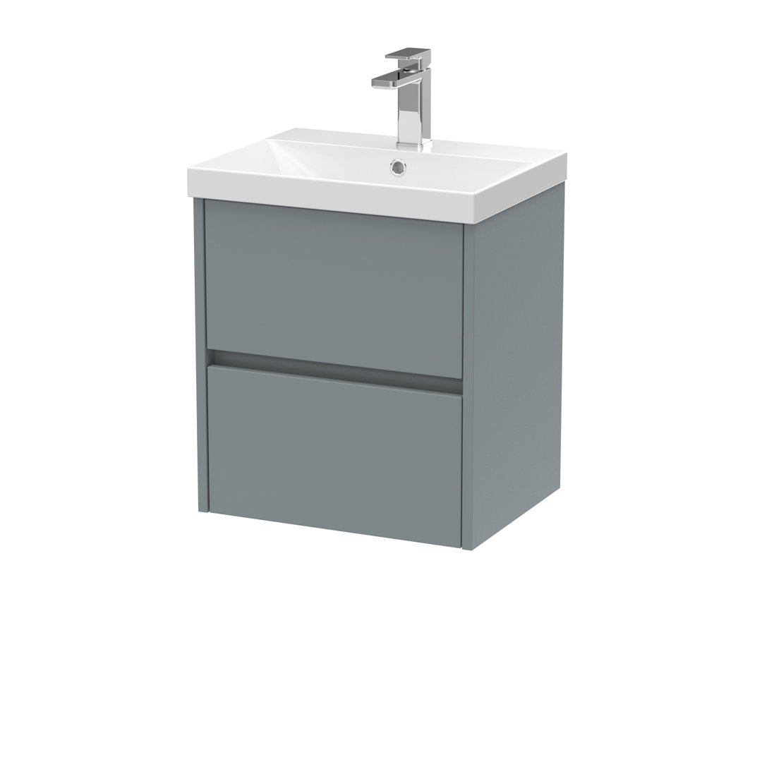 Havana 500mm Single Bathroom Vanity with Drop In Vitreous China Basin