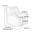Spacieux fauteuil inclinable à 360 °-1008997287