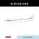 Arvo 18 in. Wall Mount Towel Bar with 6 in. Extender Bath Hardware Accessory in Brushed Nickel