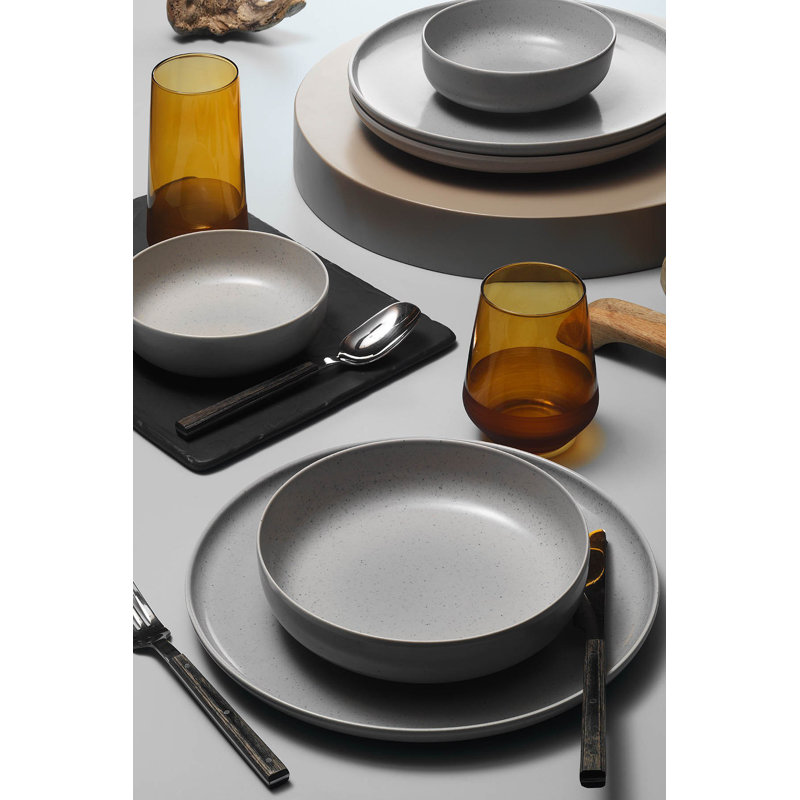 Service de table (18 pièces), Gris