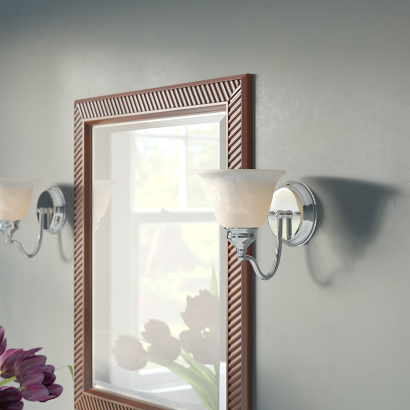 Becky Dimmable Bath Sconce, Polished Chrome