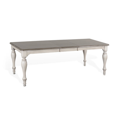 Curran Extendable Solid Wood Base Dining Table