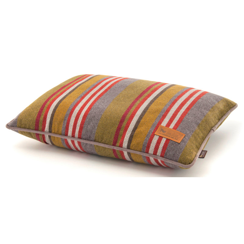 Horizon Striped Polyester Pet Bed, Medium (30" W x 22" D x 6" H)
