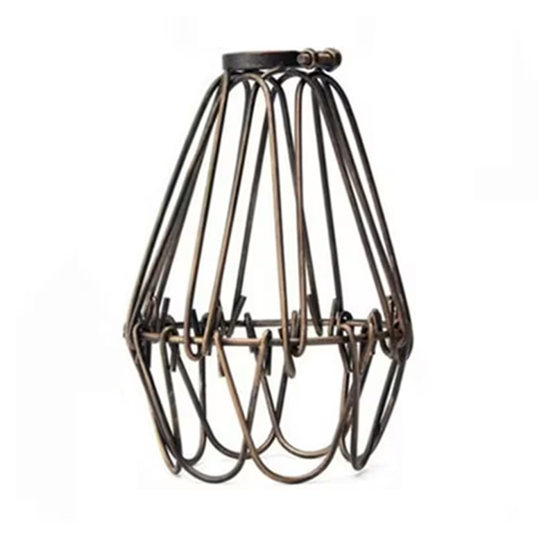 Annjelica 10cm H Metal Empire Lamp Shade, Brushed Copper