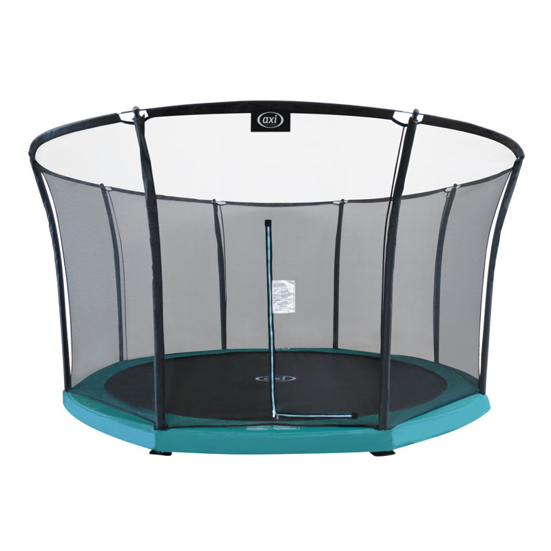 12' Backyard: In-Ground with Safety Enclosure, Green