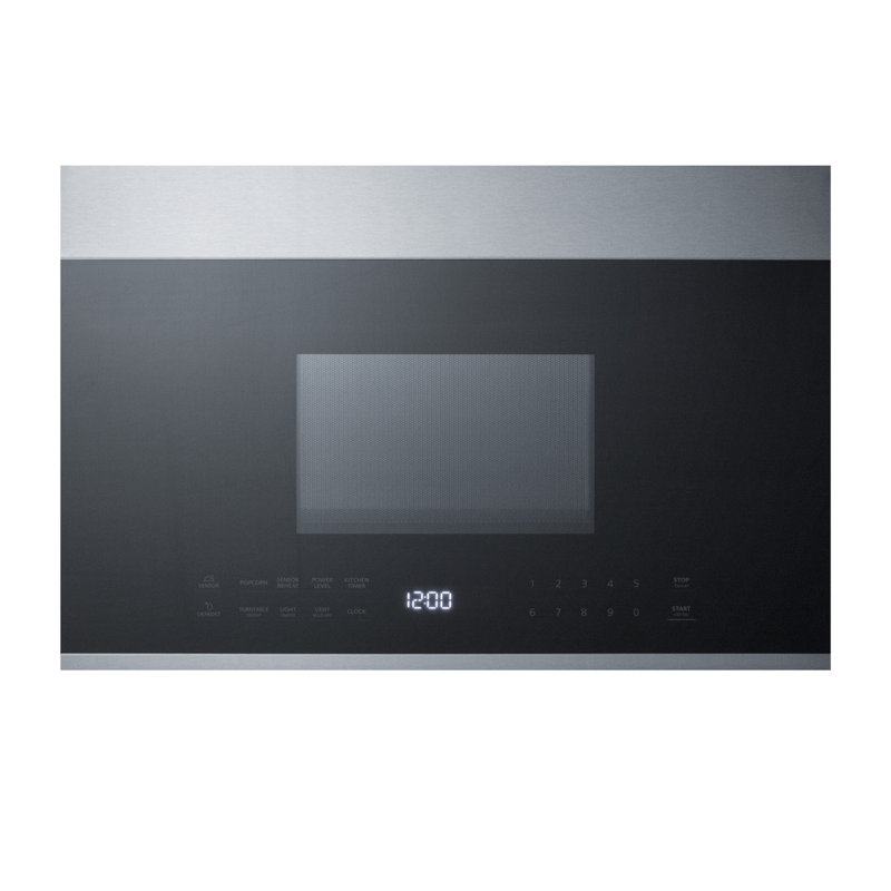 Summit Appliance 1.34 Cubic Feet 1000 Watt Over The Range Microwave with Sensor Cooking