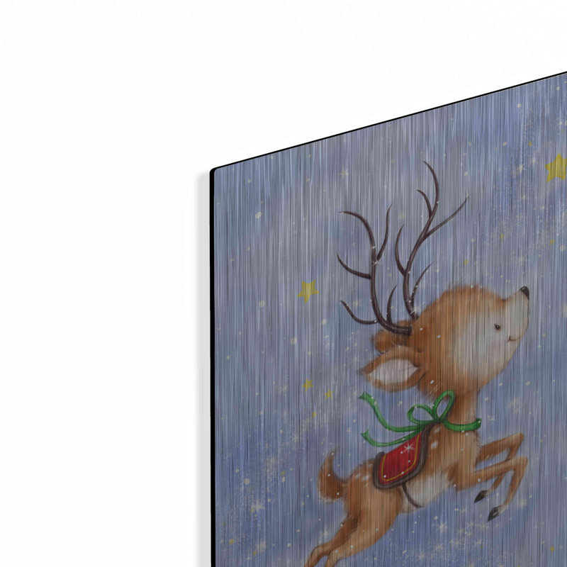 «Flying Rudolph» par Makiko, H 16 po x l 12 po