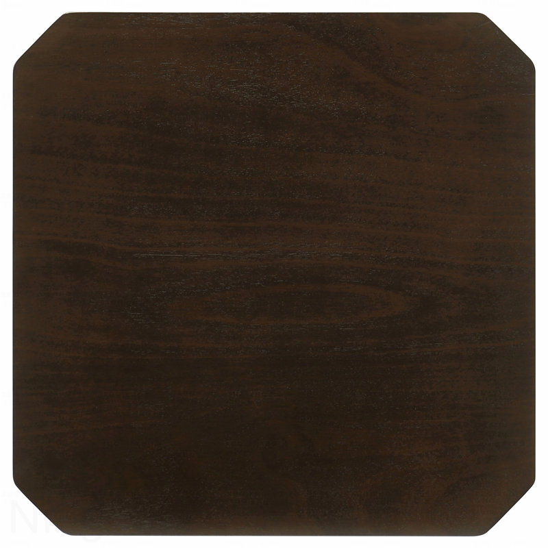 Ensemble de 3 tables basses et tables de bout brun foncé