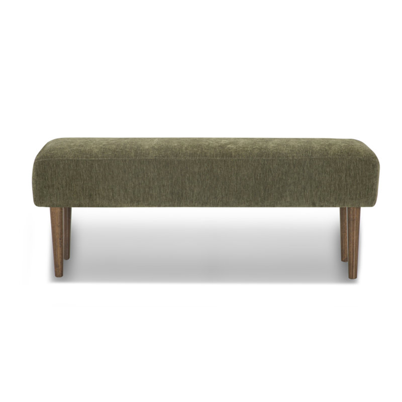 Nalaya 47" Dining Banquette Bench, Olive Green Performance Chenille