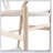 Set of Two Solid Ash Wood Wishbone Chairs with Y-Backrest for Comfort and Durability, Perfect for Modern and Traditional Interiors.