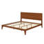 Lit plateforme en bois de bambou-1258200363
