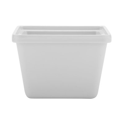 ML-149-BK – 2 Qt., 6.25" Square Crock, 4.75" Deep