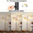 Arc Floor Lamps, Dimmable Modern Tall Standing Lamp, 3 Led Bulbs Included-1104045464-1104045465