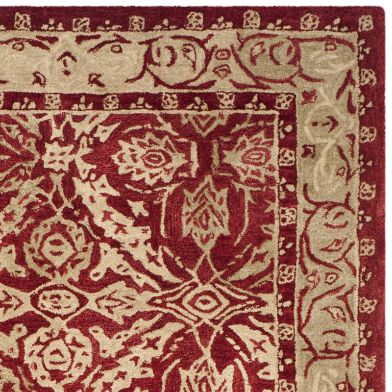Tingley Hand Tufted Wool Pile Oriental Rug, Rectangle 3' x 5'