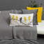  Housse de coussin réversible en lin Appliqued