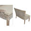 Banc rembourré 100% lin Delaura