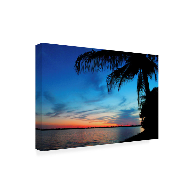 Lanikai All-Weather Canvas Landscape & Nature Wall Decor, 22" H x 32" W x 1.5" D