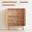 Rangement pour chaussures en bois massif Burlywood