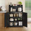 Armoire de salle de bain autoportante Gizoon avec tablette réglable et niche-1294831349