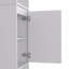 Armoire de cuisine, armoire à une porte, tablettes intérieures et extérieures