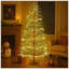 Arbre de Noël artificiel complet avec lumières DEL et support en métal, arbre complet 612 pointes, décoration de Noël