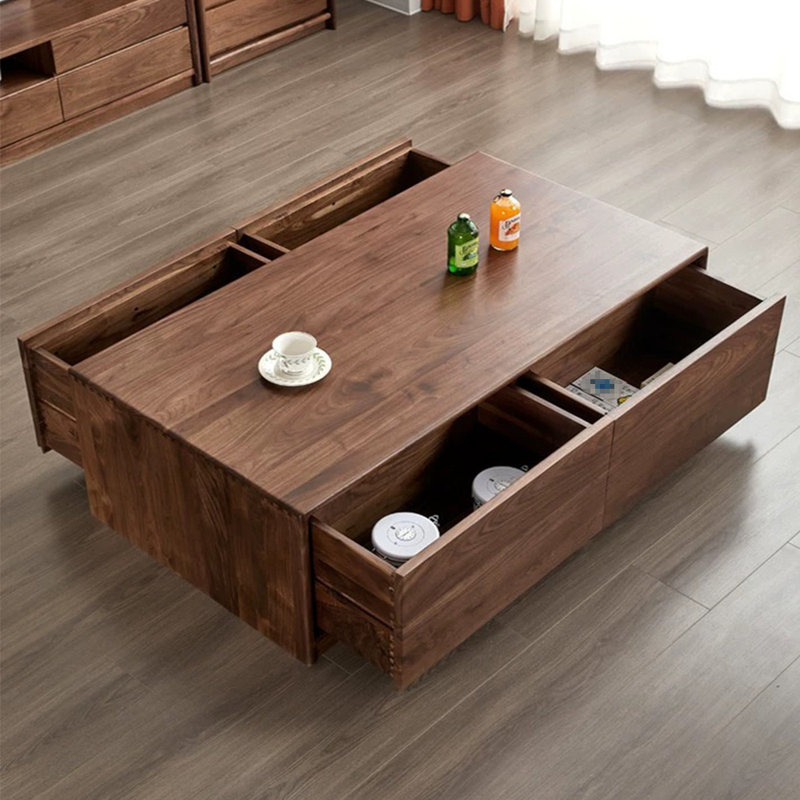 Large storage coffee table, 13.77" H x 47.24" L x 25.59" W