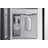 Samsung Bespoke Stainless Steel Counter Depth Kitchen Package with 23 cu. ft. 4-Door French Door Refrigerator with Beverage Center and Electric Range-109676739-109676743-109676745