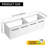 60" Modern Wall-Mounted Bathroom Vanity Base Only (No Sink)-112953545