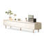 Meuble télé moderne en bois massif beige-399372575