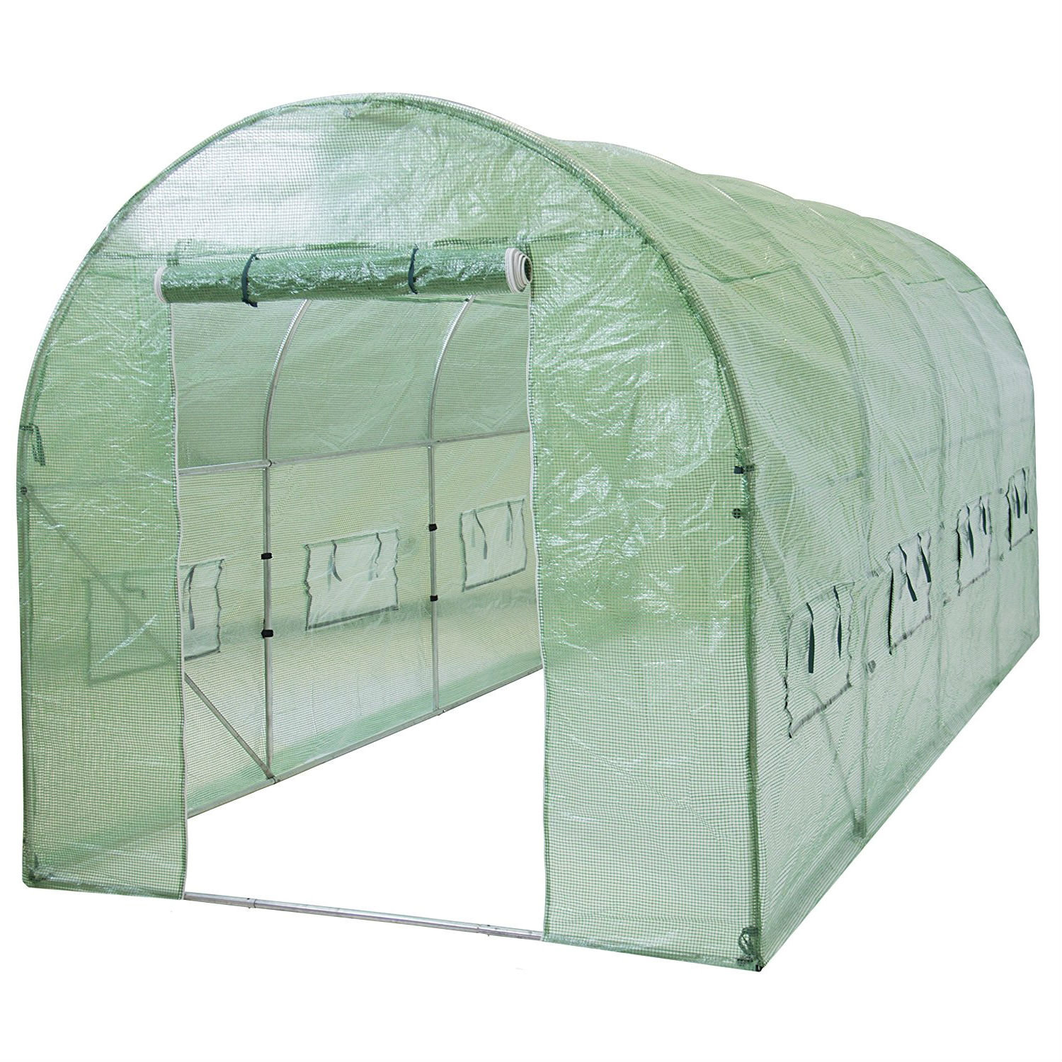 Arlmont & Co. Kedrum 7' W x 15' D Hobby Greenhouse | Wayfair