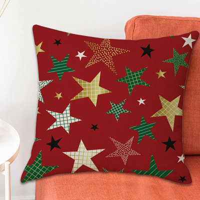 Housse de coussin d'intérieur 100% lin 