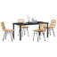 5 Piece Garden Dining Set Poly Rattan-1952444370-1963312024