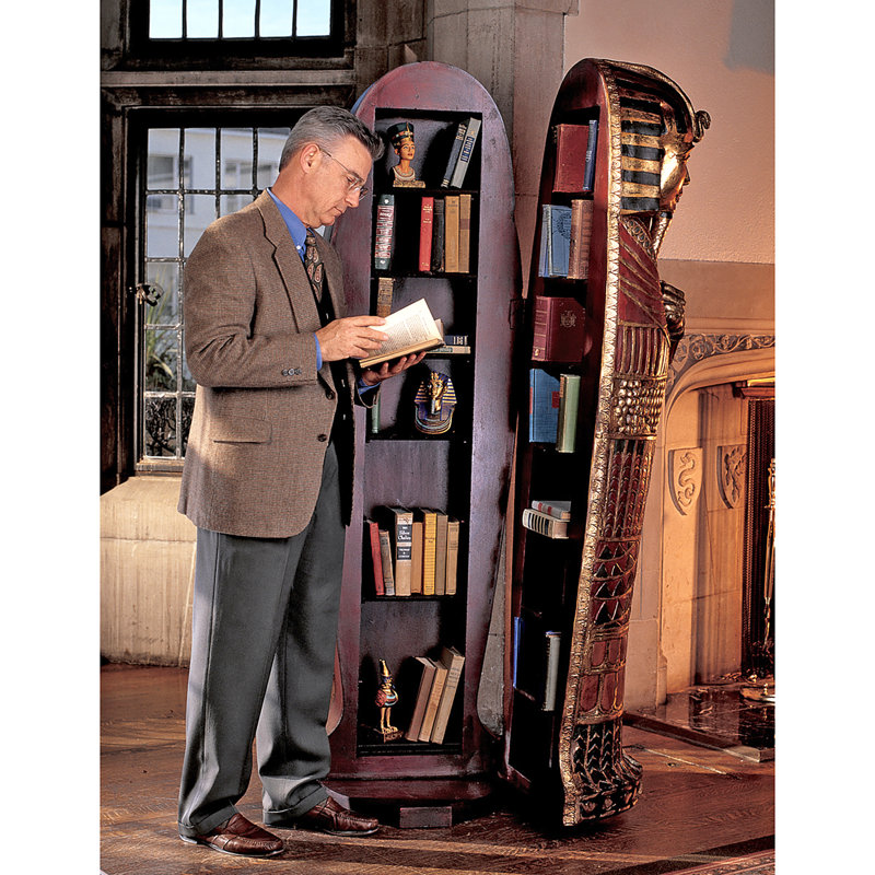 King Tutankhamen's Life Size Sarcophagus Cabinet Statue