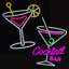 Cocktail Bar LED Neon Wall Sign USB Powered Man Cave Party Home Decor