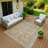 Machine Washable Indoor/Outdoor Kaczor ACN2229 Global Rug-1970148331