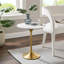 Lippa 20" Round Artificial Marble Side Table-2127325876-2127325898