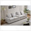 Canapé de 114 po avec console, 2 porte-gobelets et 3 ports USB câblés, canapé en tissu de lin moderne avec 4 coussins pour le salon, un appartement (4 places)-118043596