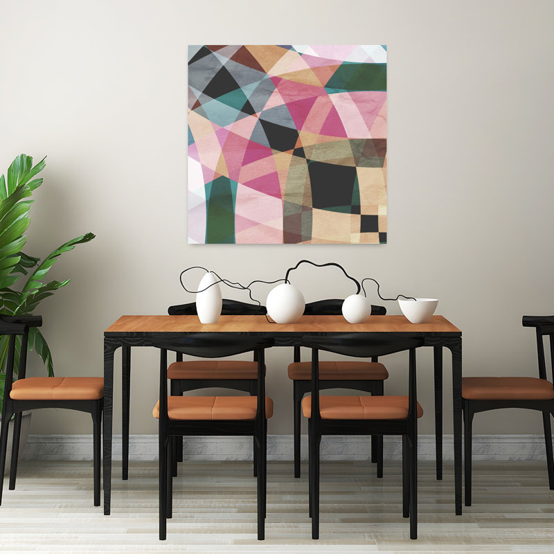 Geometric Design 1 Abstract Contemporary Art, 32" H x 32" W